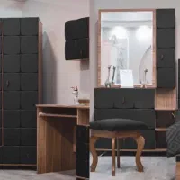 کمد دو درب و دراور آینه دار