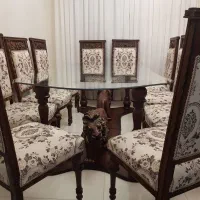 نهارخوری ۱۰ نفره مدل کله شیری|میز و صندلی غذاخوری|پردیس, فاز ۳|دیوار