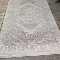 گلیم فرش ابریشم نما