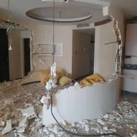 گچکاری بنایی بازسازی|خدمات پیشه و مهارت|کرج, چهارصد دستگاه|دیوار