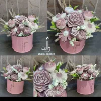 باکس شمع جاودان|گل مصنوعی|قم, انسجام|دیوار