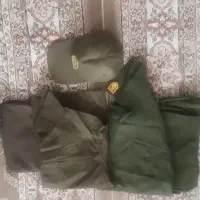 سه دست لباس سربازی نیروی انتظامی سایز۴۸و۵۰ با کوله