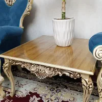 مبلمان ۹ نفره به همراه یک میز عسلی بزرگ و دو کوچک|مبلمان خانگی و میز عسلی|قدس, شهر‌قدس|دیوار