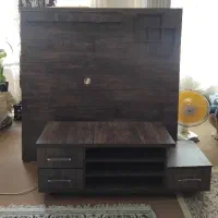 میز تلوزیون با دکور پشت