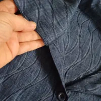 شومیز سورمه ای طرحدار نو سایز بزرگ(۴۸)|لباس|ری, دولت‌آباد|دیوار