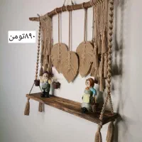 دیوارکوب مکرومه|صنایع دستی و سایر لوازم تزئینی|زرند, |دیوار