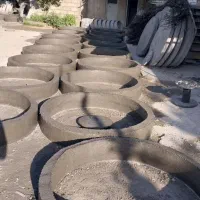 حلقه چاه بان لیلاخ|مصالح و تجهیزات ساختمان|دهگلان, |دیوار