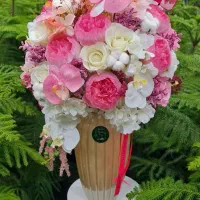 جام گل مصنوعی(گل خارجی)|گل مصنوعی|درگزین, |دیوار