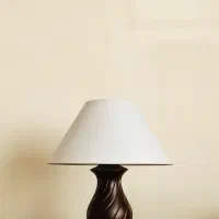 آباژور چوبی لوچنتزو طرح جهان ( کد ۱۲۲)