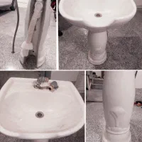 سرشور ایستاده، جنس ضخیم، همراه باسیفون و اتصالات