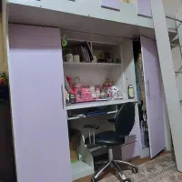 تخت خواب نوجوان همراه میز تحریر