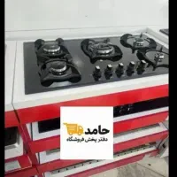 توکارگاز رومیزی ضد خش+شیرآلات+هود+سینک اخوان استیل