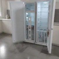 یخچال دوقلو بوش آلمان مدل باردار و معمولی سفید