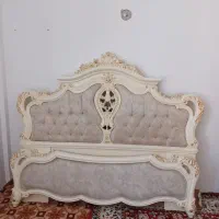 تخت خواب سالم‌ همراه با میز آرایشی|تخت و سرویس خواب|پارس‌آباد, |دیوار