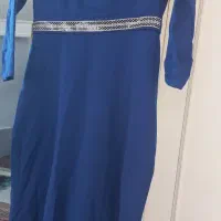 پیراهن بلند مجلسی آبی رنگ|لباس|کرج, حسن آباد|دیوار