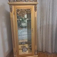 بوفه چوبی کوتاه طرح سبد گل|بوفه، ویترین، کنسول|اصفهان, طامه|دیوار