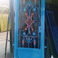 درب آهنی ورودی منزل حیاط پارکینگ|مصالح و تجهیزات ساختمان|اردبیل, |دیوار