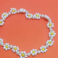 گردنبند بابونه دست ساز