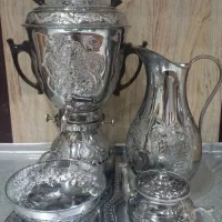 سماور گازی کنده کاری شده