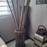 گلدان و نی تزئینات