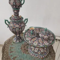 ست سماور میناکاری شده سفال