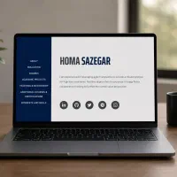 طراحی سایت رزومه شخصی