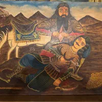 نقاشی قهوه خونه ای قدیمی|تابلو، نقاشی، عکس|تهران, نیاوران|دیوار