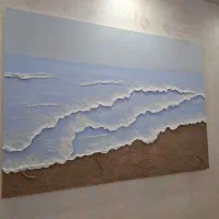 تابلو رنگ روغن برجسته (آرامش هنر) پرطرفدار