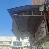 ۱عدد سایبان فلزی بازیر ساخت محکم بفروش میرسد|فروشگاه و مغازه|قشم, |دیوار