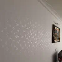 نقاش سبک کاغذ دیواری و رنگ ساده پلاستیک و اکلوریک|خدمات پیشه و مهارت|سیاهکل, |دیوار