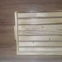 سینی چوبی خام مناسب کار هنری