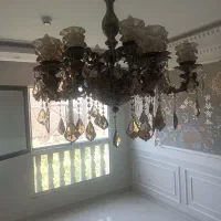 لوستر کلاسیک ۱۲ شعله تمیز و نو|لوستر و چراغ آویز|مشهد, صیاد شیرازی|دیوار