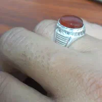 انگشتر نقره  عقیق