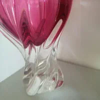 گلدان بلور اصل چک|کلکسیون اشیاء عتیقه|ارومیه, |دیوار