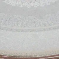 فرش گرد قطر یک متر ۱۲۰۰شانه گل برجسته|فرش|مشهد, شهید قربانی|دیوار