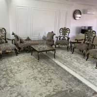 مبل سلطنتی زیرقیمت نونوتاریخ خریدامروز۶/۲۶بافاکتور|مبلمان خانگی و میز عسلی|شیراز, صاحب الزمان|دیوار