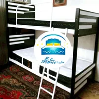 تخت خواب دو طبقه حاجی پور(تختخواب۲دوطبقه)تشک فلورا|تخت و سرویس خواب|مشهد, حسین‌آباد|دیوار