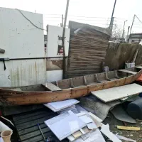 قایق چوبی سالم