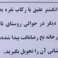 یک عدد انگشتر عقیق نقره به همراه یک‌نگین دیگر