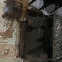 میز ناهار خوری ۴نفره‌ و‌ میز جلومبلی باتخت دو نفره|میز و صندلی غذاخوری|رشت, حمیدیان|دیوار