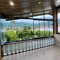 سیستم بالکنی .بالکن شیشه ای.نرده شیشه ای