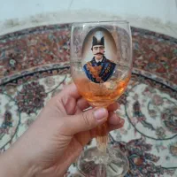 جام رنگی شاه عباسی