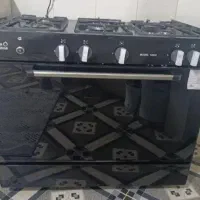 اجاق گاز رنگ سفید نو و پلم