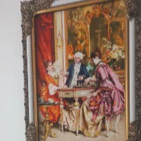 یک عدد تابلو فرش کاملا سالم ونو