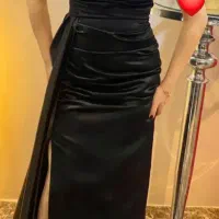 مجلسی ساتن مشکی