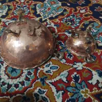 شکلات خوری مسی زخیم و قدیمی