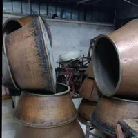 خرید و فروش قابلمه ظرف وظروف مسی دیگ مسی تشت سینی