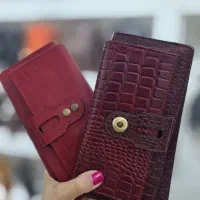 کیف پول دستی چرم اصل مردانه زنانه فقط۱/۶۵۰/۰۰۰