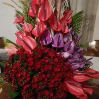 سبد گل طبیعی