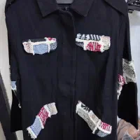 مانتو زخیم زمستانی رنگ‌بندی زیپ دار۳۰عدد بصورت کلی